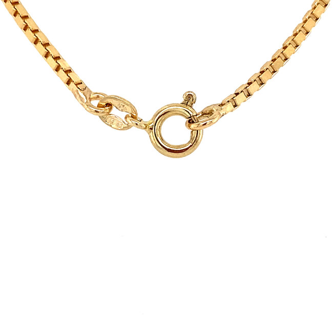 Goldene Venezianerkette 60,5 cm 18 Karat