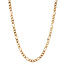 Gold Figaro necklace 45.5 cm 14 karat