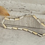 Bicolor-Goldarmband 19 cm 14 ct