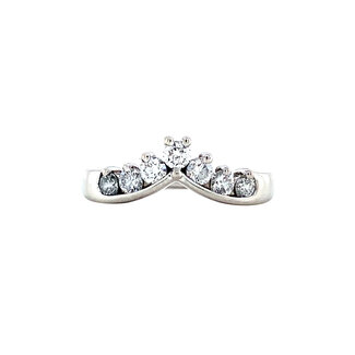 Palladium ring with diamond 950