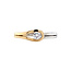 Gold ring with 14 carat diamond