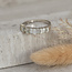 Witgouden ring met diamant 18 karaat