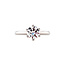White gold solitaire ring with diamond 0.86ct. 14 karat* new