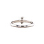 White gold solitaire ring with diamond 0.86ct. 14 carat* new