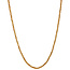 Gouden fantasie collier 45 cm 14 karaat