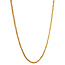 Gouden fantasie collier 45 cm 14 karaat