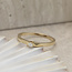 Gold solitaire ring with 14 carat diamond