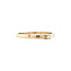 Gold solitaire ring with 14 carat diamond