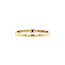 Gold solitaire ring with 14 carat diamond