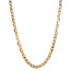 Golden double anchor necklace 51.5 cm 14 karat
