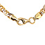 Goldene doppelte Ankerhalskette 51,5 cm 14 Karat