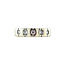 White gold ring with diamond 14 karat