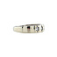 White gold ring with diamond 14 karat