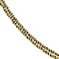 Goldene Fantasie-Halskette 45,5 cm 14 Karat
