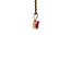 Gold solitaire pendant with ruby 14 karat* New