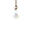 Gouden hanger met parel en diamant 14 karaat* Nieuw
