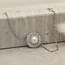 Witgouden armband met parel en zirkonia 17 cm 18 karaat