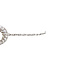 Weißgoldenes Armband mit Perle und Zirkonia 17 cm 18 Karat