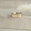 Gold men's ring with diamond 14 karat