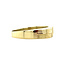 Gold men's ring with diamond 14 karat