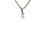 White gold solitaire pendant with diamond 18 karat* new