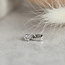 White gold solitaire pendant with diamond 18 karat* new