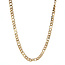 Goldene Fantasie-Halskette 51 cm 14 Karat