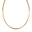 Goldene Omegakette 44 cm 14 Karat