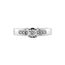 White gold ring with diamond 14 karat