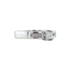 White gold ring with diamond 14 karat