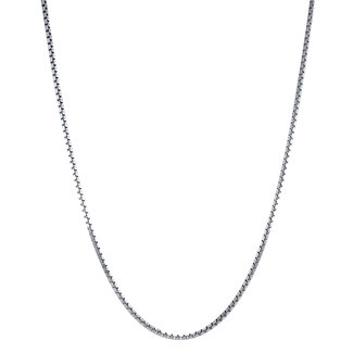 Witgouden lengtecollier venetiaan 42.5 cm 14 karaat