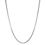 Witgouden lengtecollier venetiaan 42.5 cm 14 karaat
