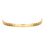 Gold plate bracelet with rolex links 19 cm 14 karat