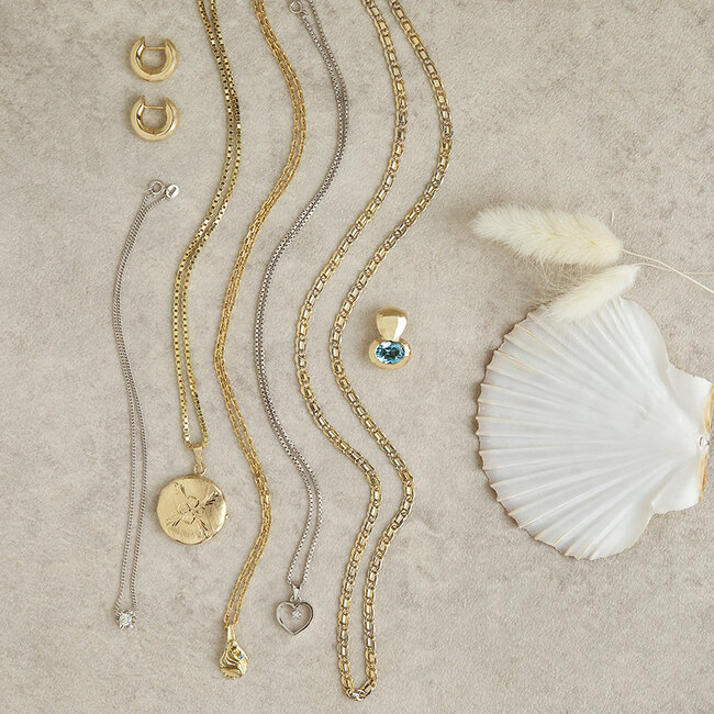 Gouden oorringen 14 karaat