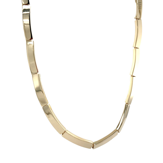 Goldener Choker 45 cm 14 Karat