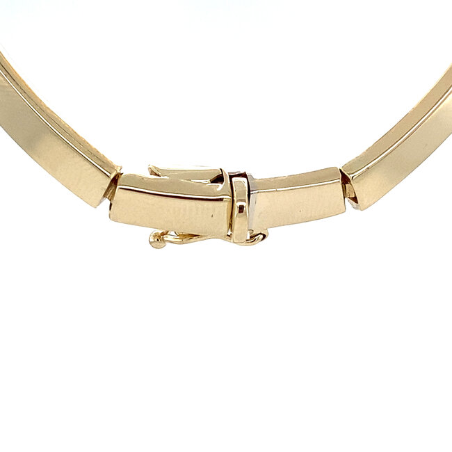 Gouden choker 45 cm 14 karaat