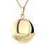 Gouden medaillon met gravure 14 karaat