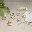 Gouden medaillon met gravure 14 karaat