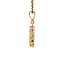 Gouden hart hanger met zirkonia 14 karaat