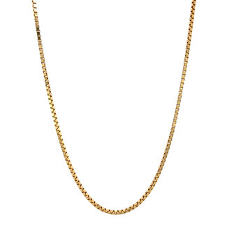 Goldene Venezianerkette 52 cm 18 Karat