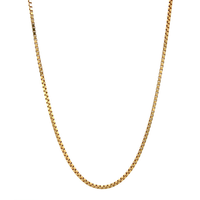 Goldene Venezianerkette 52 cm 18 Karat