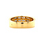 Goldener Ring mit Prinzessschliff-Diamant 18 Karat