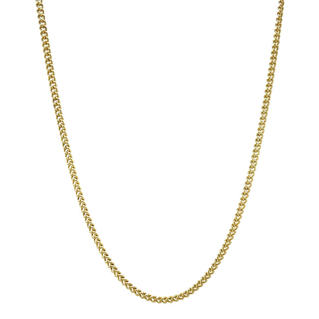 Goldene Halskette Gourmet 51 cm 14 Karat