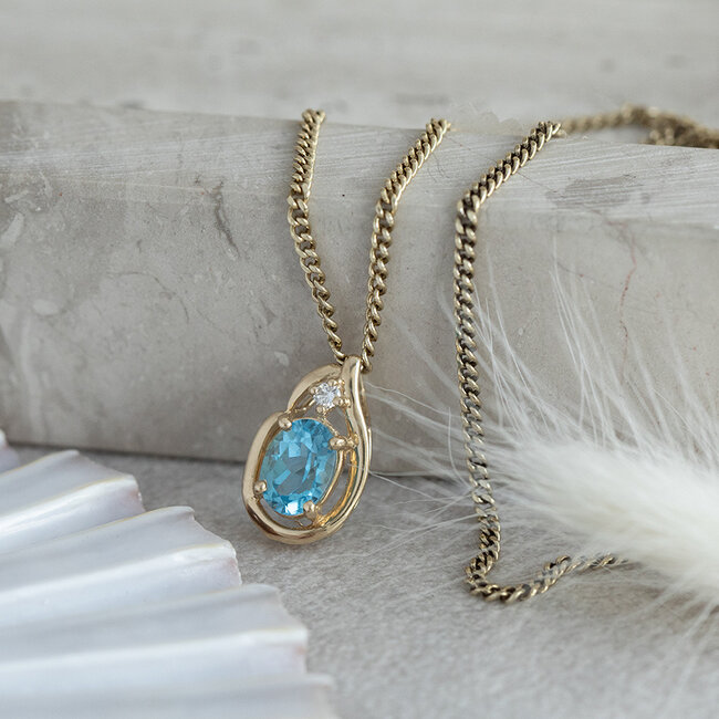 Gouden lengtecollier gourmet 51 cm 14 karaat