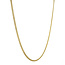 Goldene Halskette Gourmet 51 cm 14 Karat