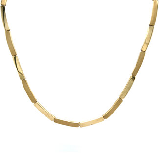 Goldener Choker 46 cm 14 Karat