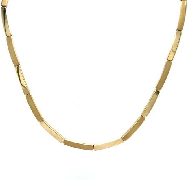 Goldenes Choker 46 cm 14 Karat