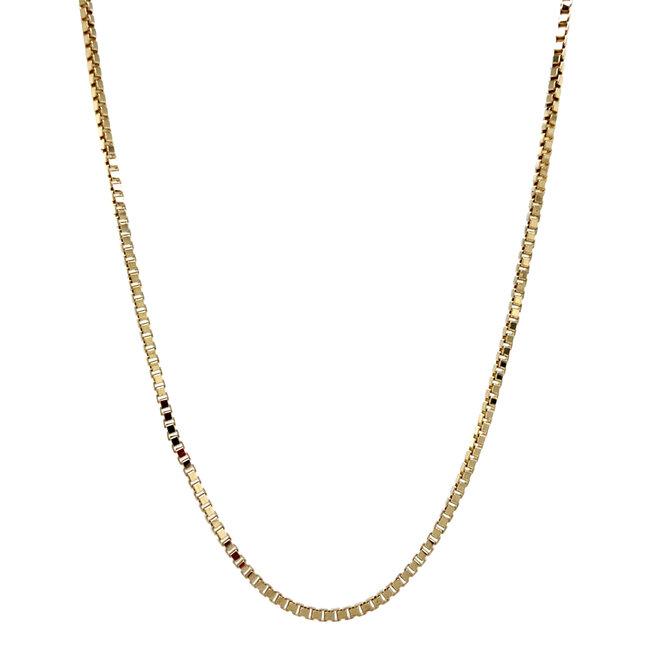 Goldene Venezianerkette 70,5 cm 14 Karat