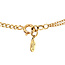 Gold children's bracelet with enamel flower 18 carat