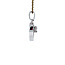 White gold heart pendant with diamond 18 karat